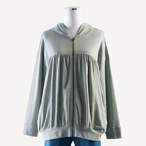 Kate Quinn Organics Womens Hoodie Smoke Medium